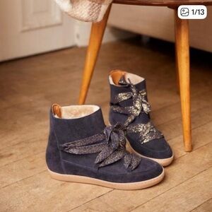 SEZANE warm Celeste booties
